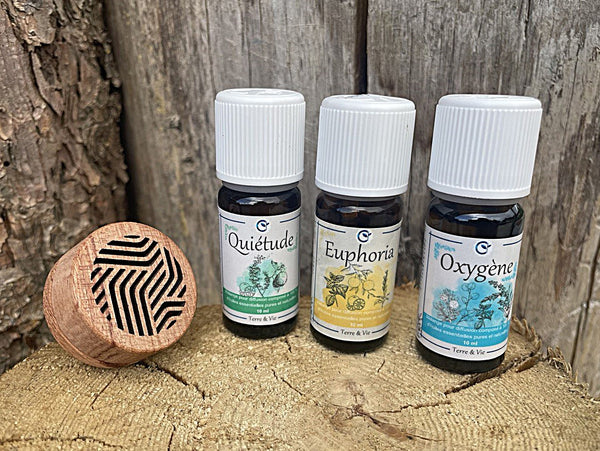 Duo NOMADE : Diffuseur auto + Huile essentielle