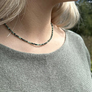 Collier et / ou bracelet en émeraude