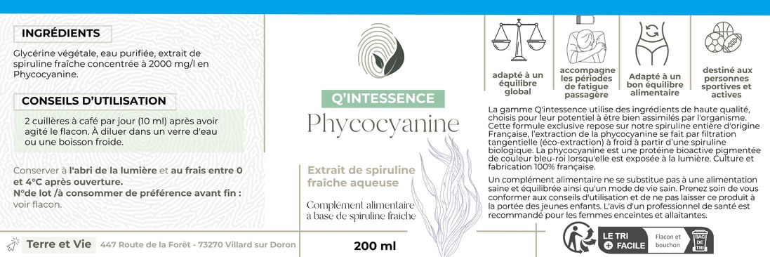- PHYCOCYANINE 2g  Q'intessence -