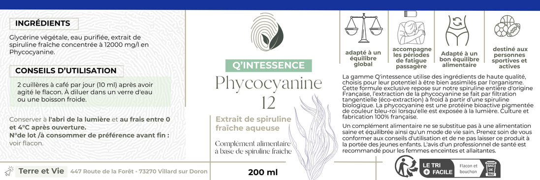 - PHYCOCYANINE 12g Q'intessence -