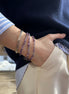 Bracelet camaïeu d'Améthyste facettée
