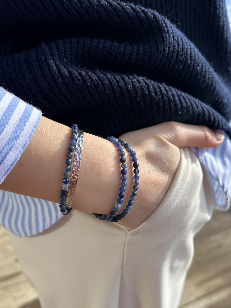 Bracelet Sodalite facettée