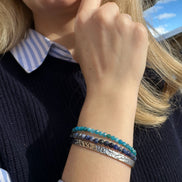 Bracelet Sodalite facettée