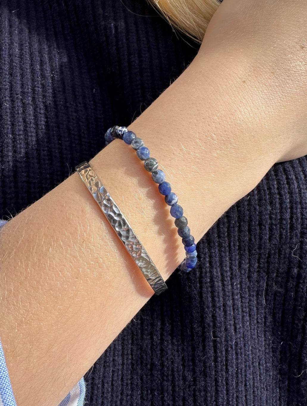 Bracelet Sodalite facettée
