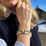 Bracelet Yin-yang Lune Blanche