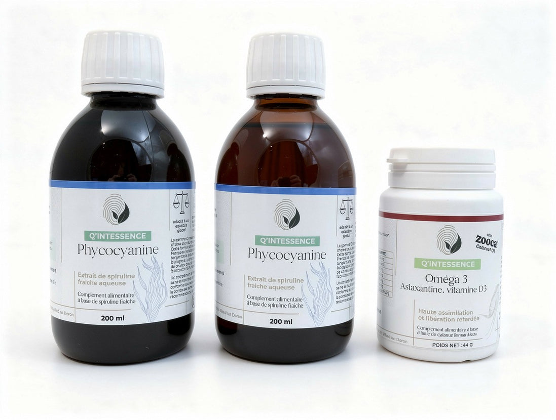 - OFFRE : 1 Oméga 3 ZOOCA et 2 x PHYCOCYANINE 2g -