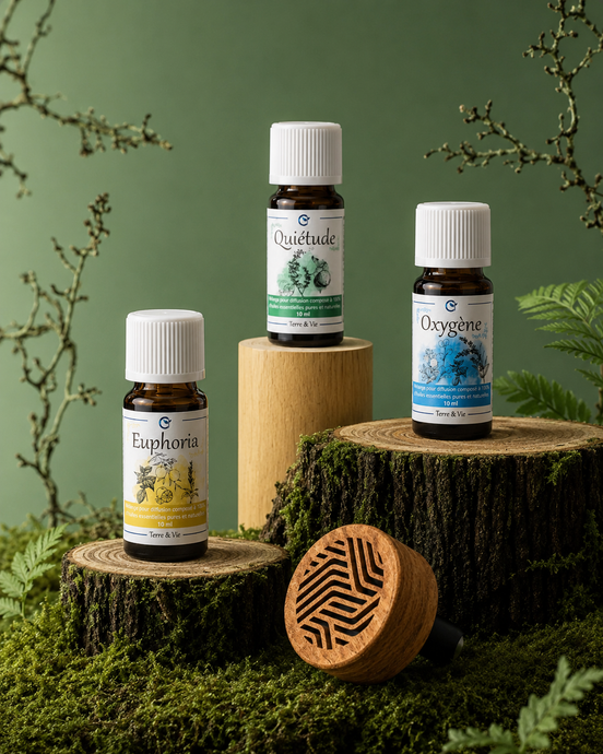 Duo NOMADE : Diffuseur auto + Huile essentielle