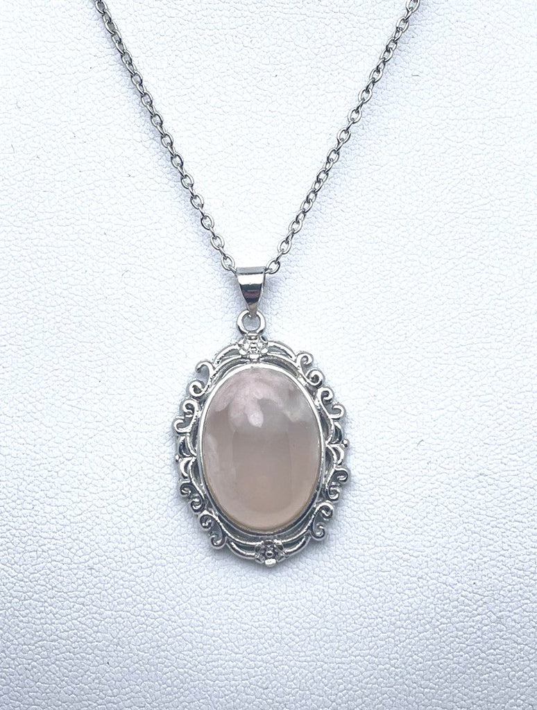 PENDENTIF AGATE FLEUR DE CERISIER