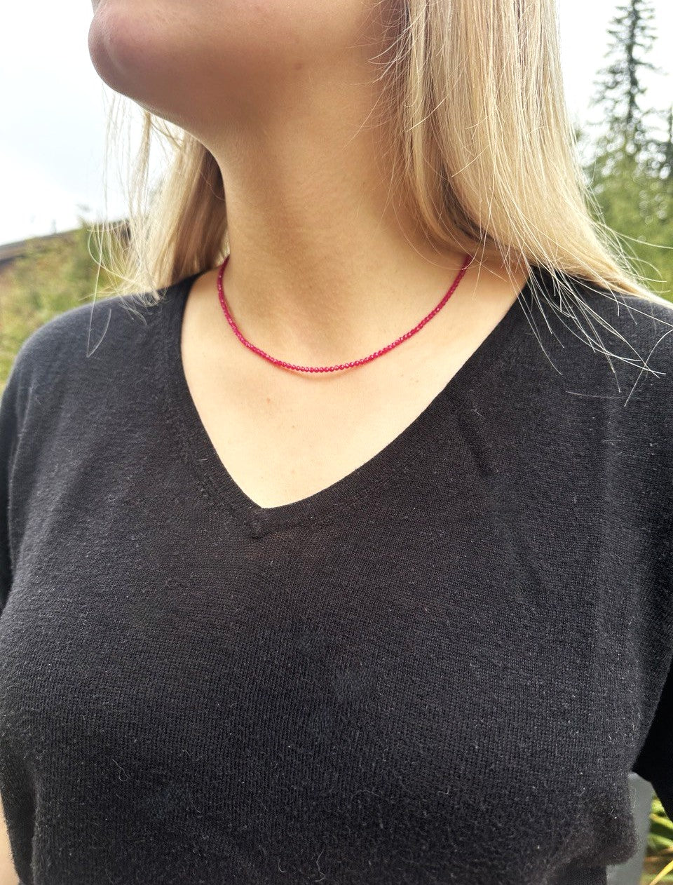 Collier et / ou bracelet en rubis