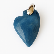 Pendentif - Grand cœur facetté