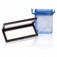 coffret flottant ou pochette organza