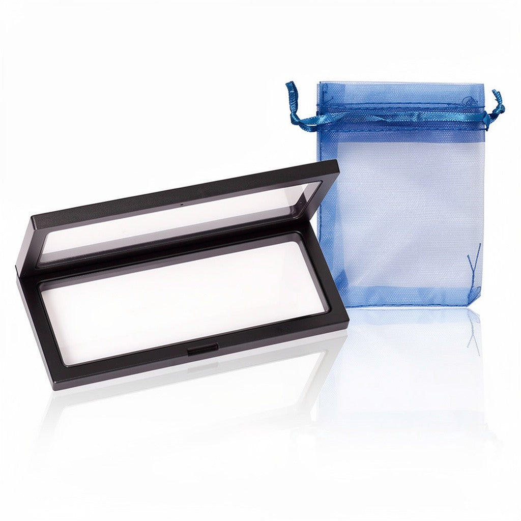 coffret flottant ou pochette organza