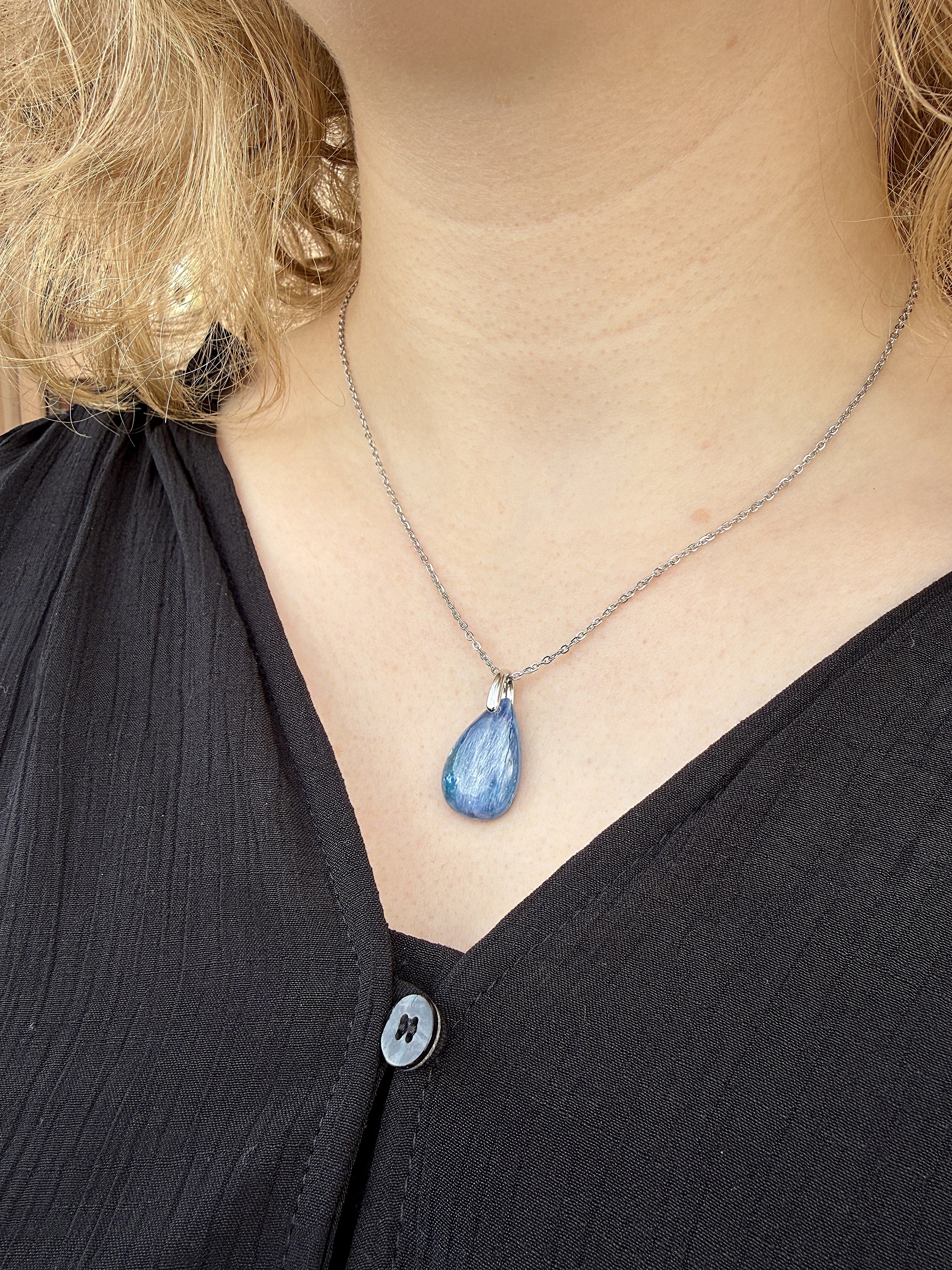Pendentif en cyanite