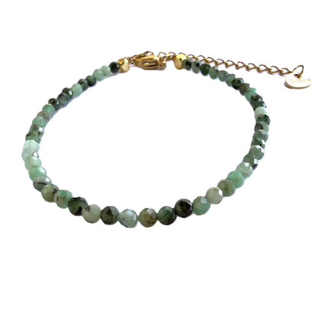 Collier et / ou bracelet en émeraude