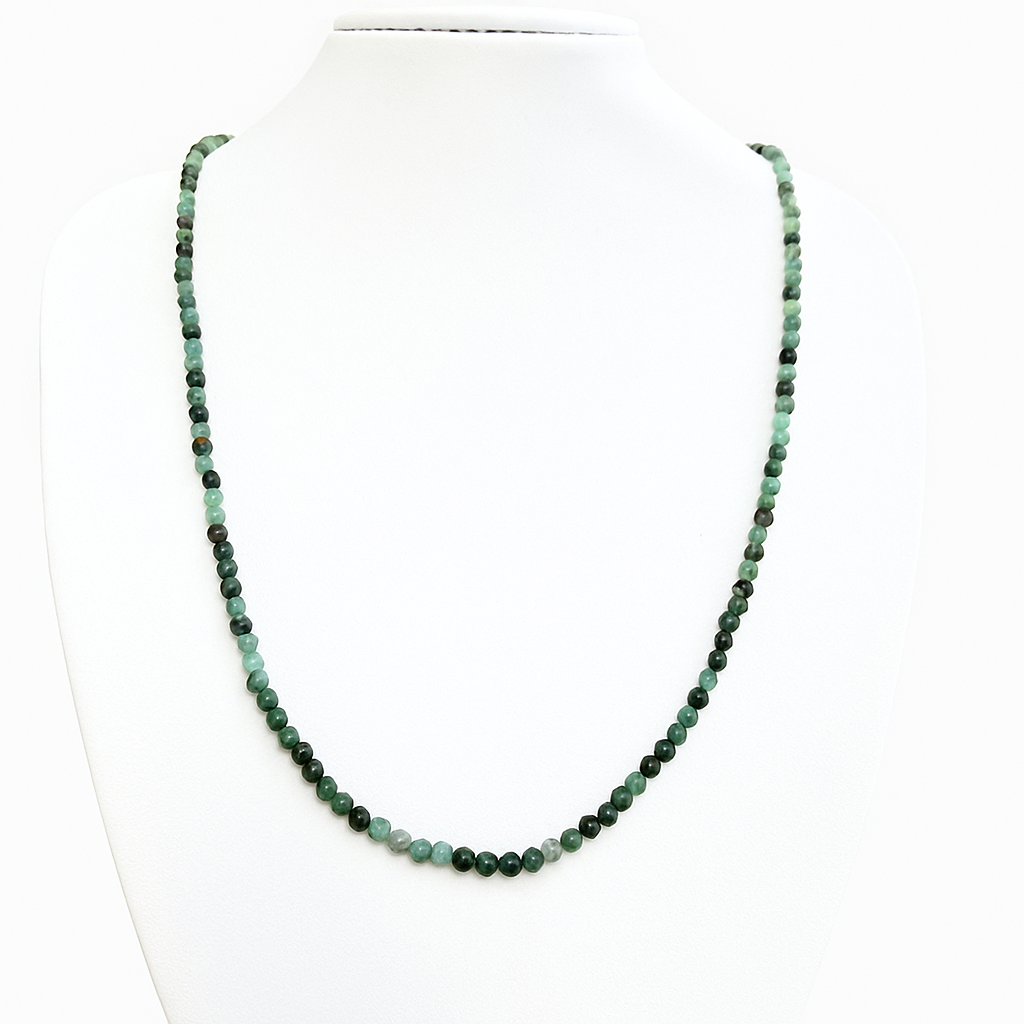 Collier et / ou bracelet en émeraude