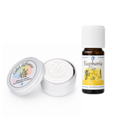 Duo : galet diffuseur feuilles + huile essentielle au choix