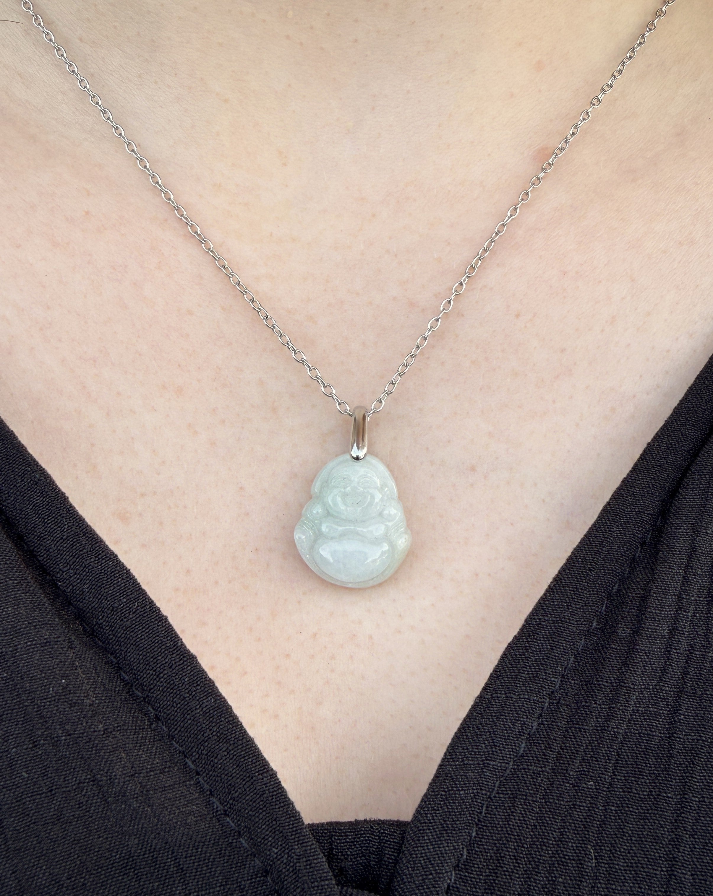 Jade Buddha pendant