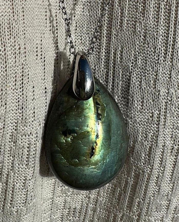 PENDENTIFS EN LABRADORITE