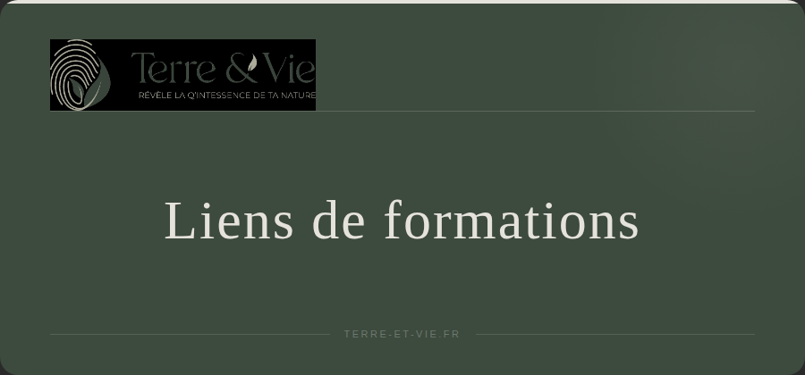 Dossier de démarrage - Terre & Vie