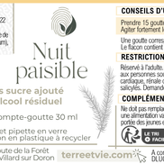 Gamme symbiose - NUIT PAISIBLE - NOUVELLE FORMULE