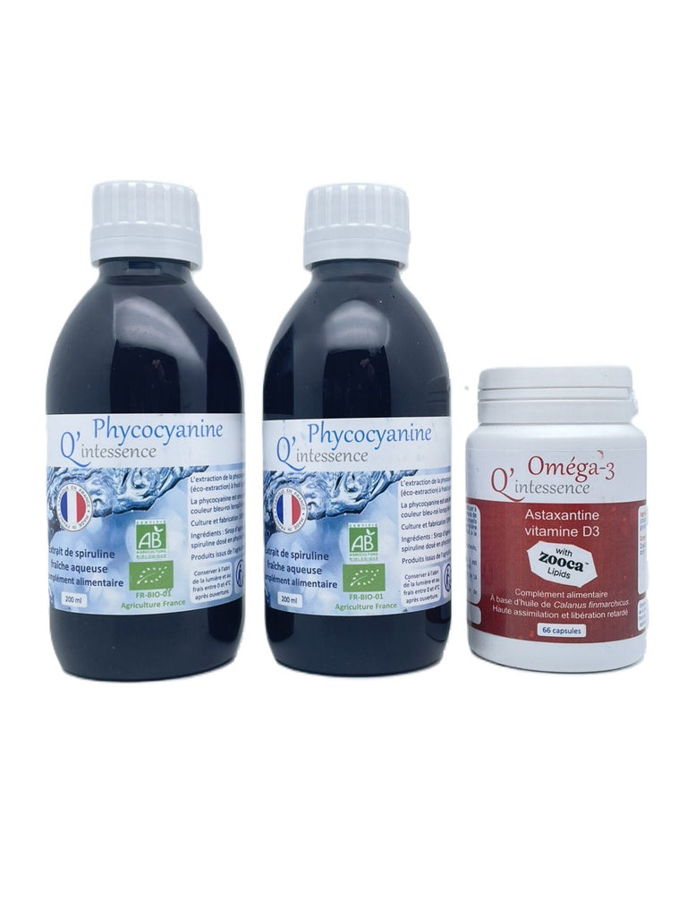 Pack phycocyanine et Oméga 3