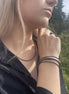 Collier et/ou Bracelet en Spinelle noir