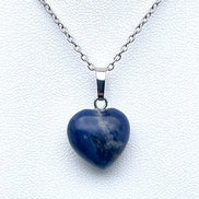 PENDENTIF CŒUR - SODALITE
