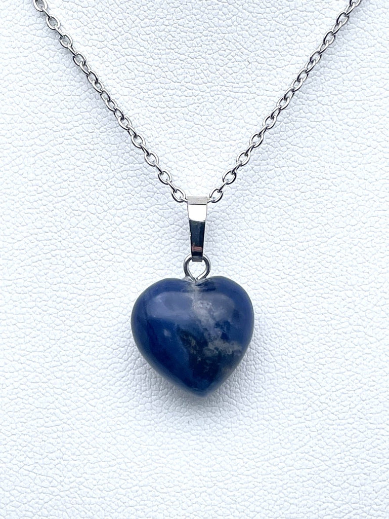 PENDENTIF CŒUR - SODALITE
