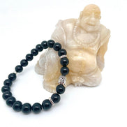 Bracelet Bouddha Tourmaline noire D8