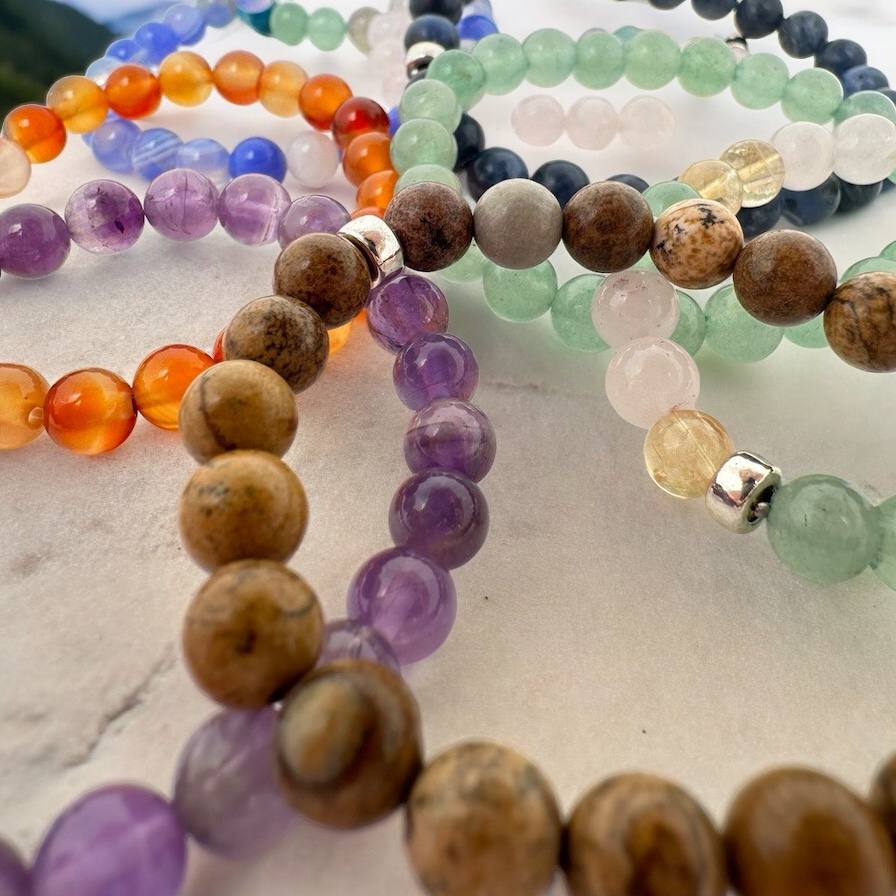 Bracelet enfant - Jaspe paysage