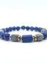 Bracelet lapis-lazuli et pyrite