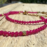 Collier et / ou bracelet en rubis