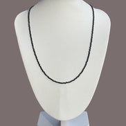 Collier et/ou Bracelet en Spinelle noir