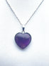 PENDENTIF CŒUR - AMETHYSTE