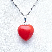 PENDENTIF CŒUR - AVENTURINE ROUGE