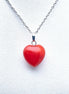PENDENTIF CŒUR - AVENTURINE ROUGE