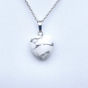 PENDENTIF CŒUR - HOWLITE