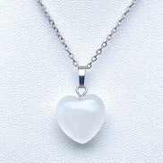 PENDENTIF CŒUR - CRISTAL DE ROCHE