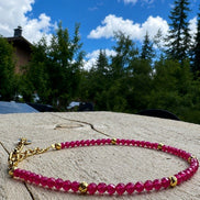 Collier et / ou bracelet en rubis