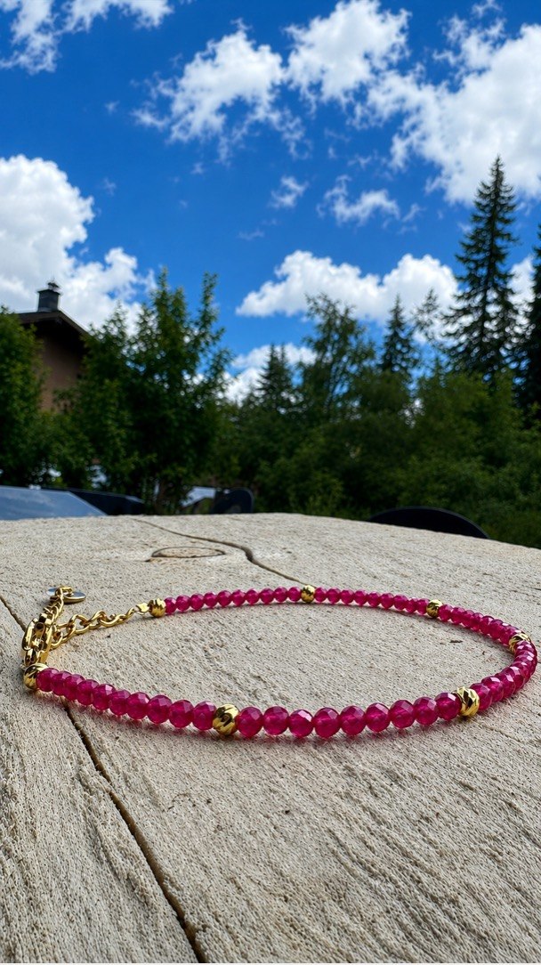 Collier et / ou bracelet en rubis