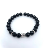 Bracelet Bouddha Tourmaline noire D8
