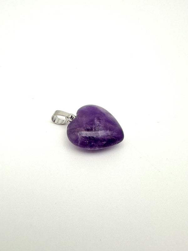 PENDENTIF CŒUR - AMETHYSTE
