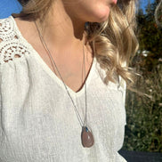 Pendentif en pierre de soleil