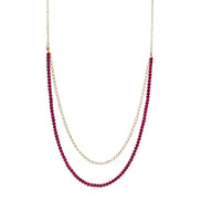 Collier et / ou bracelet en rubis