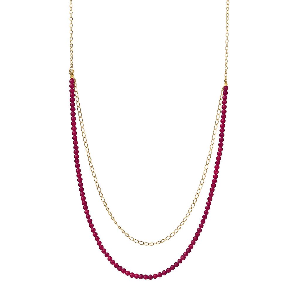 Collier et / ou bracelet en rubis