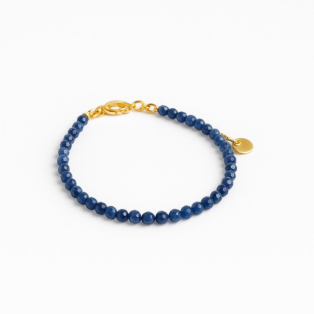 Collier et / ou bracelet en saphir bleu